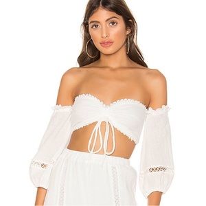 MAJORELLE Privett Top in Ivory